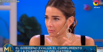 Juana Viale, indignada con el joven que viajó en Buquebus con coronavirus