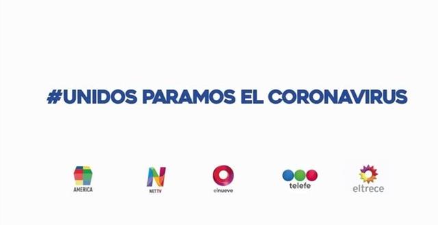 #UnidosParamosElCoronavirus: el mensaje de los canales de la televisión de aire