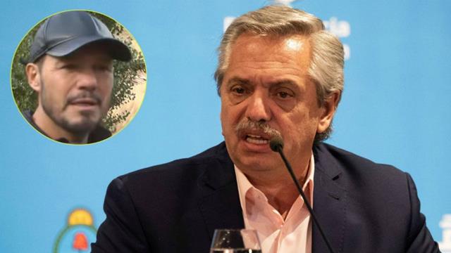 Alberto Fernández habló del viaje de Marcelo Tinelli a Esquel