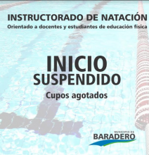 Se postergó el inicio de cursada del Instructorado de Natación