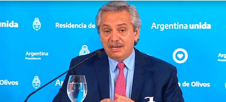 Alberto Fernández: “He tomado la decisión de prolongar la cuarentena hasta que termine la semana santa”