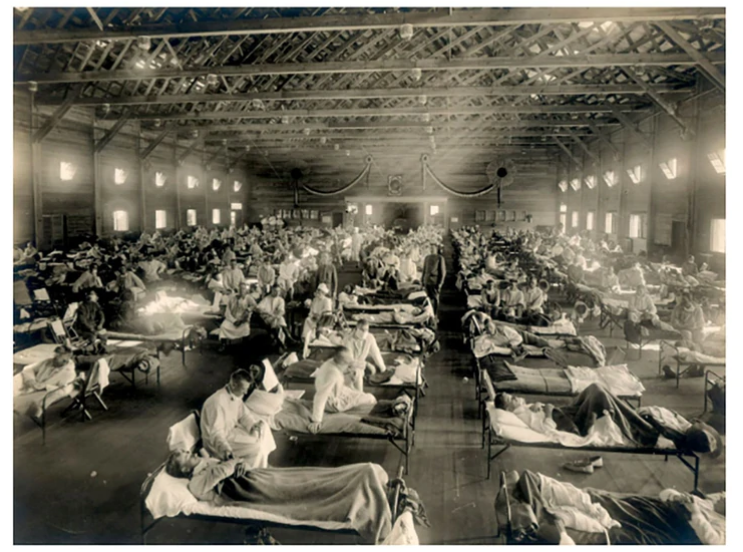 Alarmante comparación del coronavirus con la gripe española de 1918 que mató a 50 millones de personas