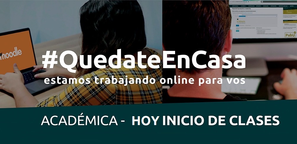 La UNSAdA inicia sus clases bajo la modalidad virtual