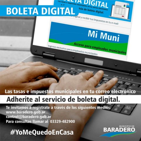 Boleta digital | Las tasas y tus impuestos de una manera rápida y eficaz