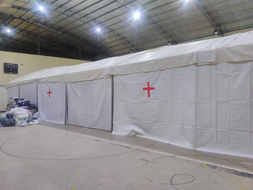 Coronavirus: El hospital de campaña cada vez mas cerca de estar listo