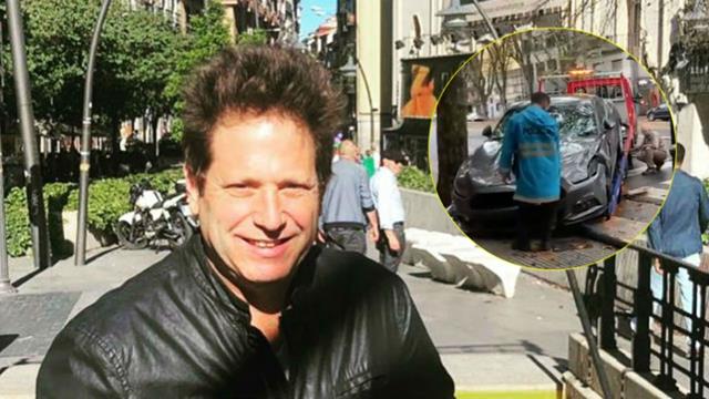 Bebe Contepomi chocó contra un árbol en Palermo