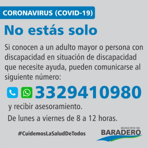 #DesarrolloHumano | ¡No estás sólo! Línea de asesoramiento