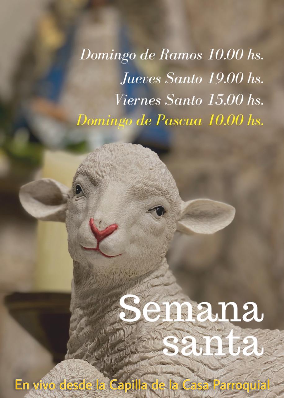 Pascuas: La misa sera emitida a través de facebook e instagram