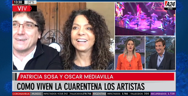 Patricia Sosa y Mediavilla, cuarentena y crisis en la industria: «Pasen música argentina»