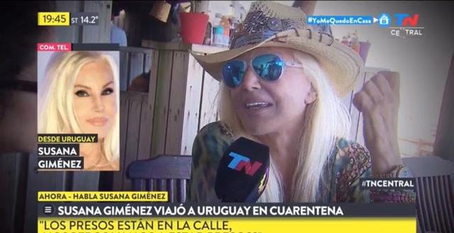 Susana habló desde Uruguay: «Los presos están en la calle y… ¿nosotros vamos a estar presos?»