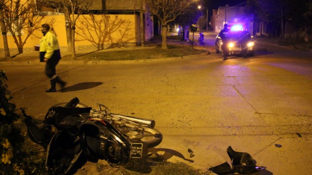 Accidente en Bustamante y Fermín Rosell