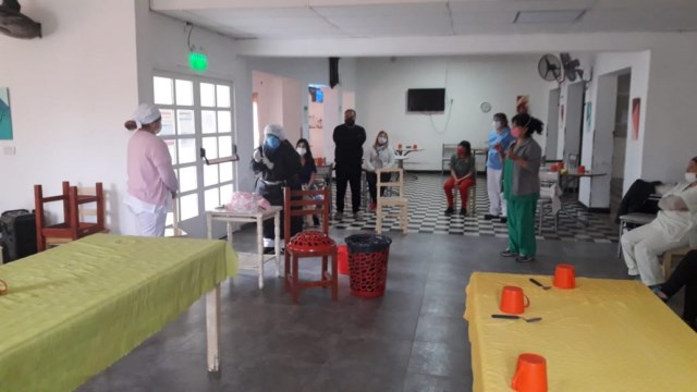 Simulacro en el Hogar de Ancianos Municipal “San José” ante la posibilidad de un caso de Coronavirus