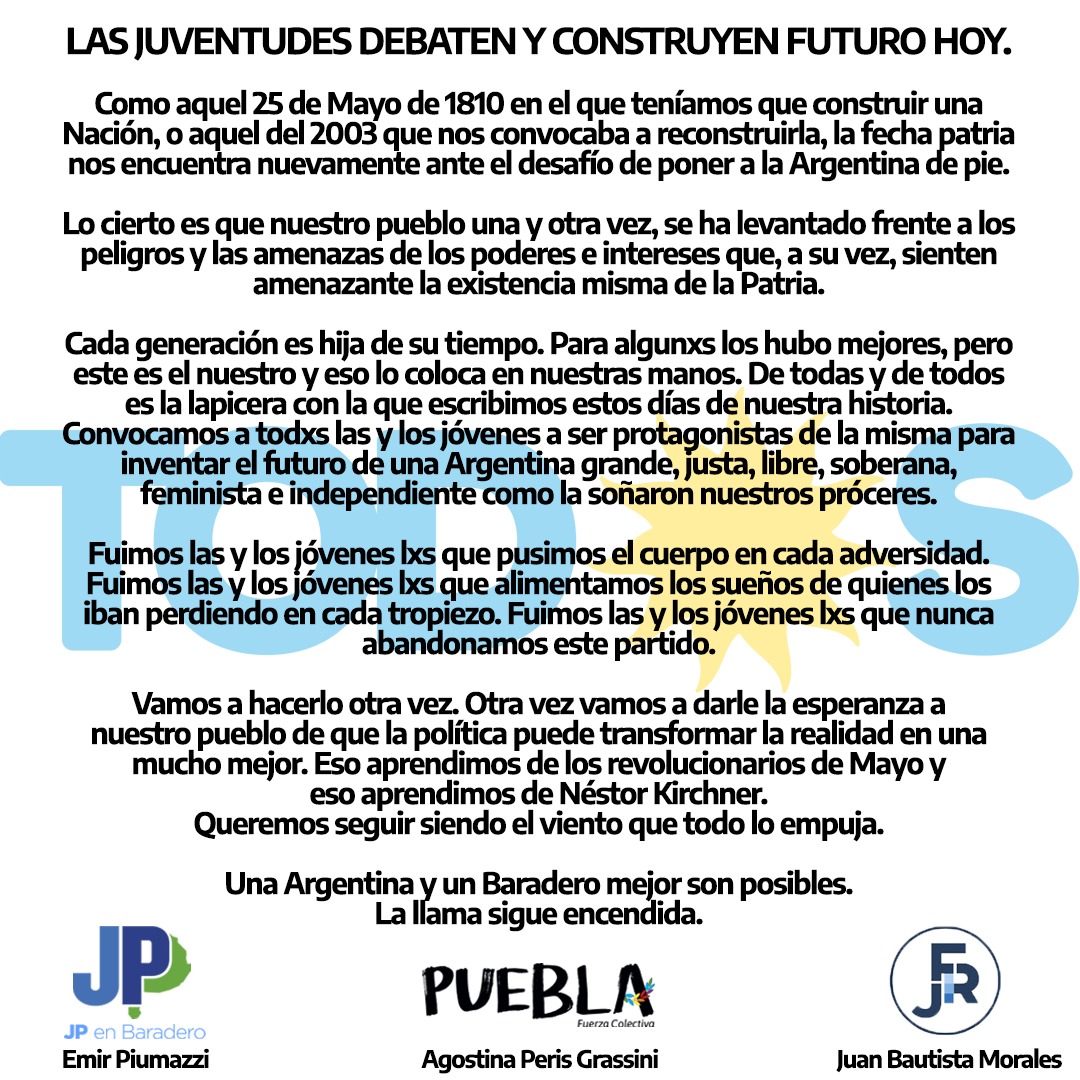 Las juventudes debaten y construyen futuro hoy