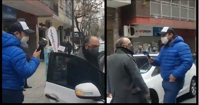 Increparon a Baby Etchecopar en la puerta de radio Rivadavia