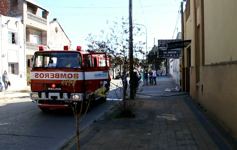 Bomberos: Incendio de una palmera en una casa deshabitada