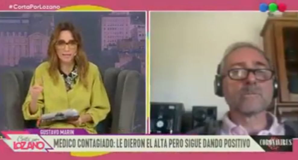 Coronavirus: El Dr. Marín contó su experiencia en TELEFE