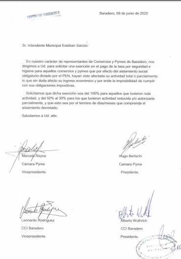 Impuestos: La cámara Pyme y el Centro de comercio solicitan eximir de impuestos a los rubros más golpeados