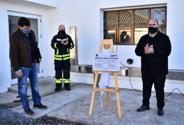 El intendente Esteban Sanzio inauguró la nueva Unidad de Terapia Intensiva en el Hospital Municipal “Dr. Lino Piñeiro”