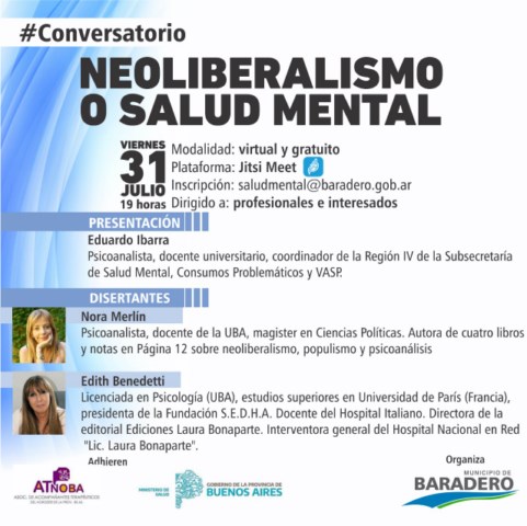 #SaludMental Conversatorio: Neoliberalismo o salud mental