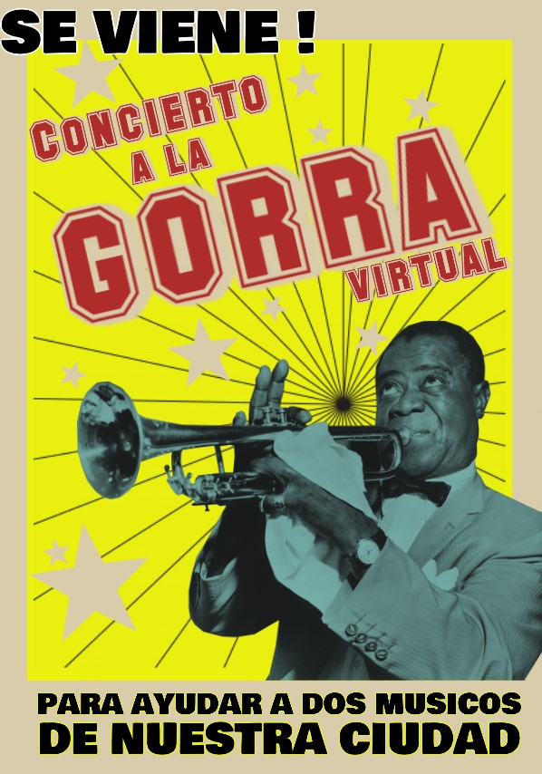 No hay virus que detenga la solidaridad: Concierto a la gorra virtual.