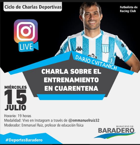 Ciclo de Charlas Deportivas | El entrenamiento en cuarentena junto a Darío Cvitanich