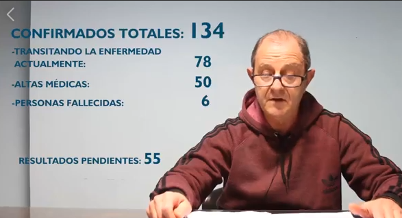 Coronavirus: Una nueva muerte y 26 resultados positivos