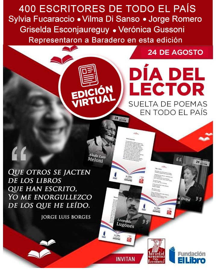 Día del lector: Baraderenses participaron de una suelta de poemas