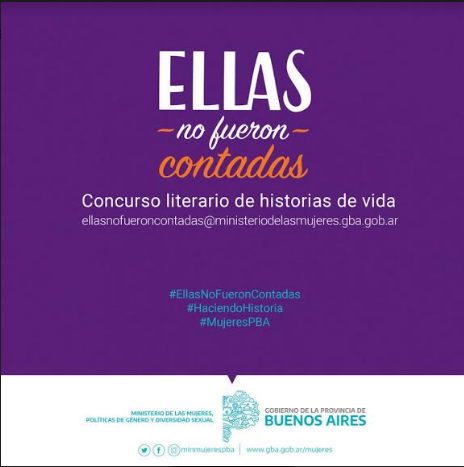 Se abrió el concurso literario de historias de vida “Ellas no fueron contadas”