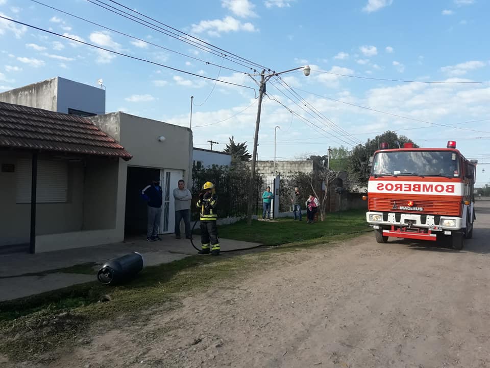 Bomberos: Perdida de gas en un tubo de una vivienda