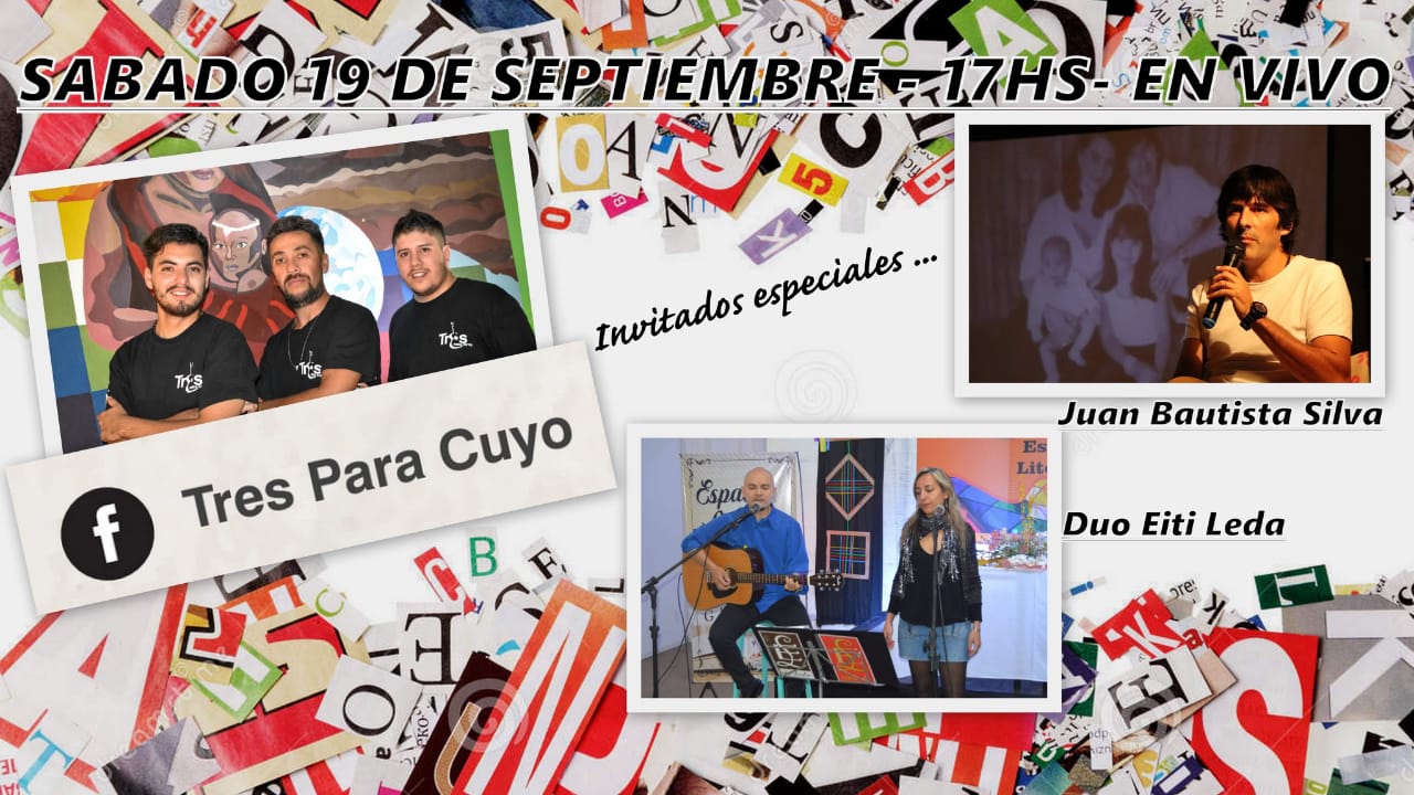 Cultura: Artistas baraderenses en un recital virtual de la provincia de San Juan