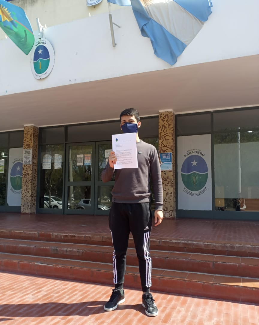 Juan Bautista Morales: Representante de la Juventud Baraderense apoya la creación de una oficina en materia de maltrato animal.