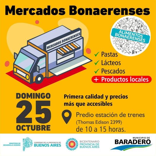 Se realizará la segunda edición de Mercados Bonaerenses en el predio de la Estación de Trenes