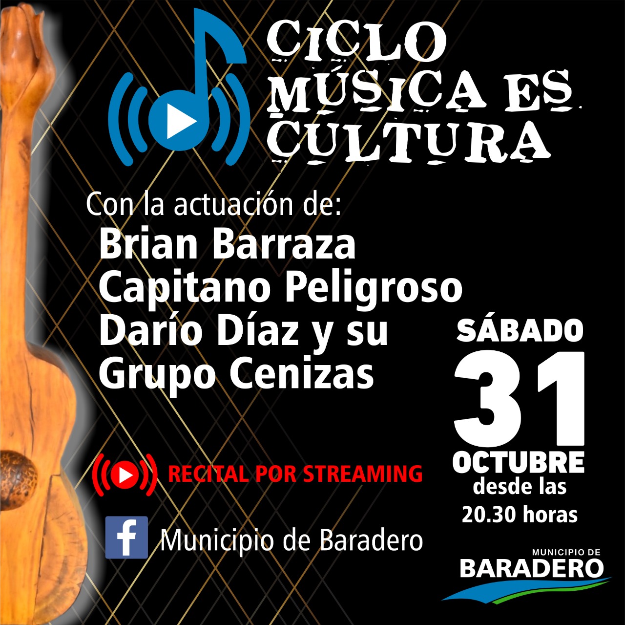 Música es Cultura | Este sábado se realizará un nuevo capítulo del evento virtual