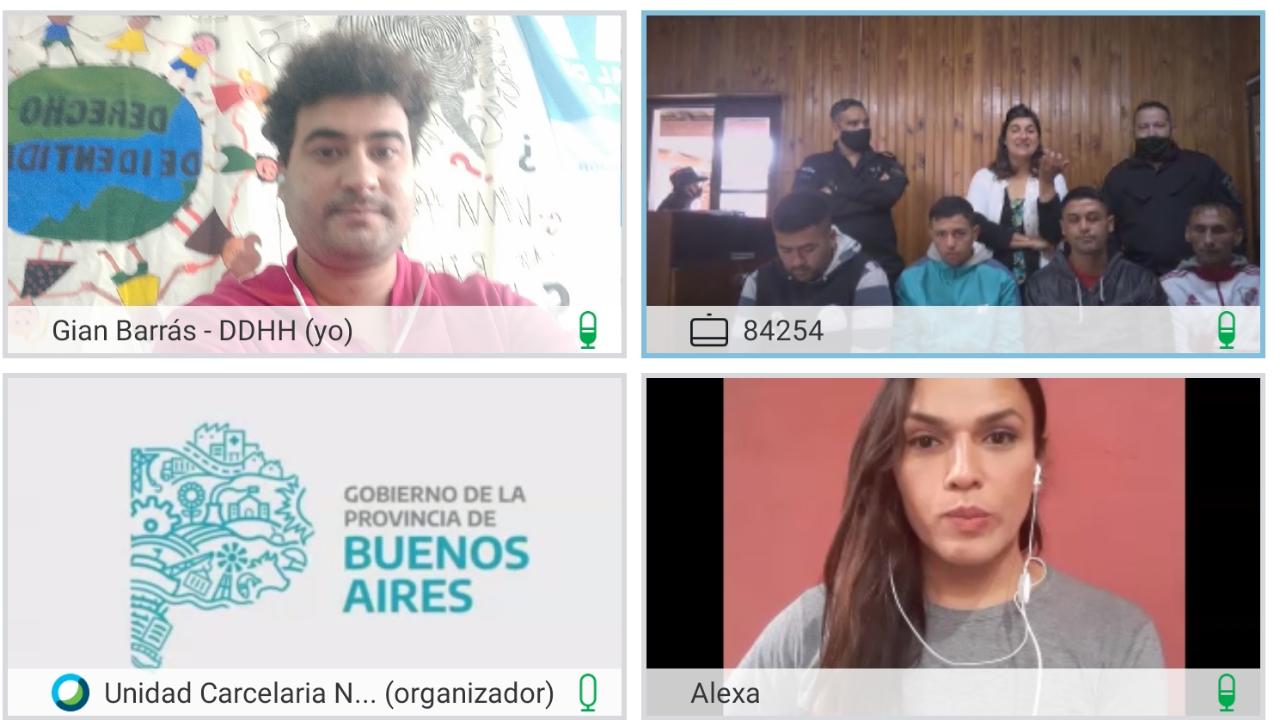 Se realizó una reunión virtual para la transcripción de un libro a braille por parte de los internos del Servicio Penitenciario de Baradero