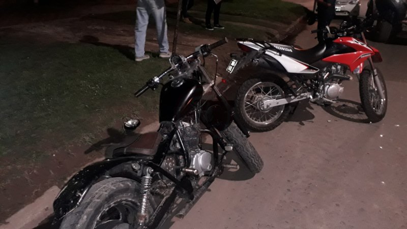 Policiales: Accidente entre dos motocicletas frente al hospital