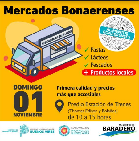Se realizará la segunda edición de Mercados Bonaerenses en el predio de la Estación de Trenes