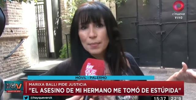 Marixa Balli recordó cuando murió su hermano y fue al hospital: «Cuando miro hacia mi costado estaba el asesino»
