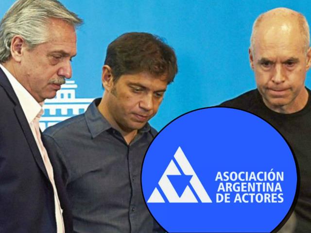 La Asociación Argentina de Actores apuntó contra el Gobierno