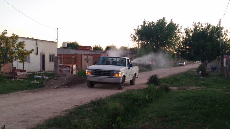Continúan los trabajos de fumigación en Baradero
