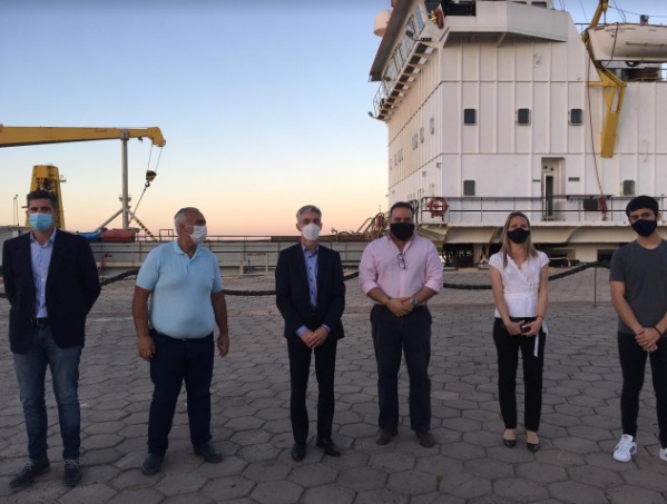 Transporte: Peteco Morales junto al Ministro de Transporte Nacional Mario Meoni