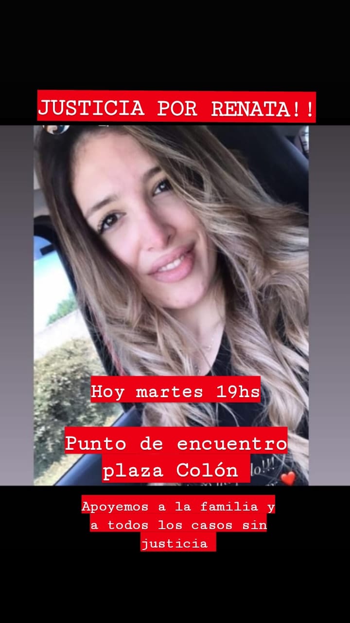 Justicia por Renata: Marcha esta tarde en la Plaza Colón