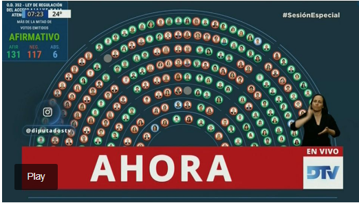 Tras 20 horas de debate y con 131 votos a favor y 117 en contra, Diputados le dio media sanción al proyecto de legalización del aborto