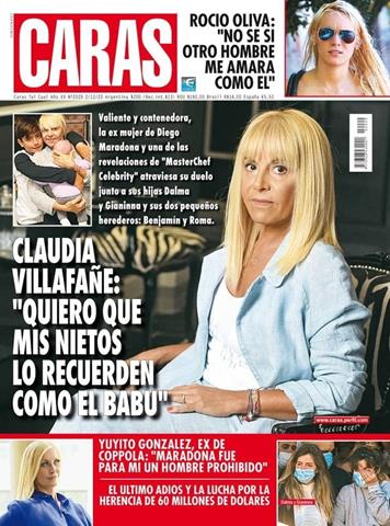La palabra de Claudia Villafañe tras la muerte de Diego Maradona: «Quiero que mis nietos lo recuerden como El Babu»