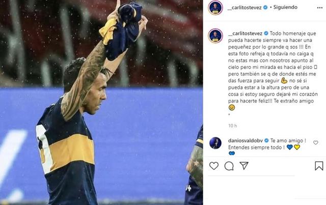 Carlos Tevez y un emotivo mensaje a Diego Maradona: «Dejaré mi corazón para hacerte feliz»