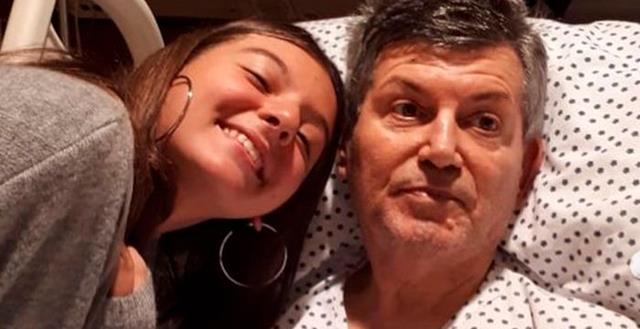 Abril Calvo: «Gracias pa por haber sido el mejor papá del mundo»