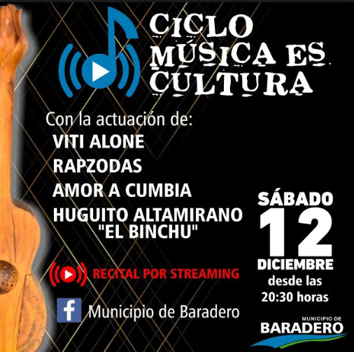 Llega la última noche virtual del ciclo “Música Es Cultura”
