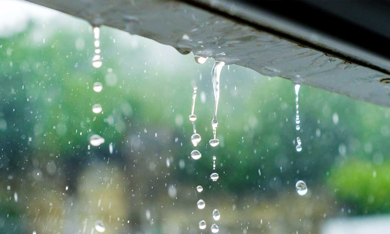 Clima: Lluvia caída en el fin de semana