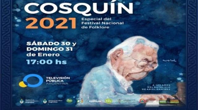 Televisión Pública presenta la 61ª edición del Festival de Cosquín  28 ENERO, 2021