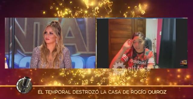 El llanto de Rocío Quiroz al hablar del temporal que destrozó su casa: «Explotó todo»