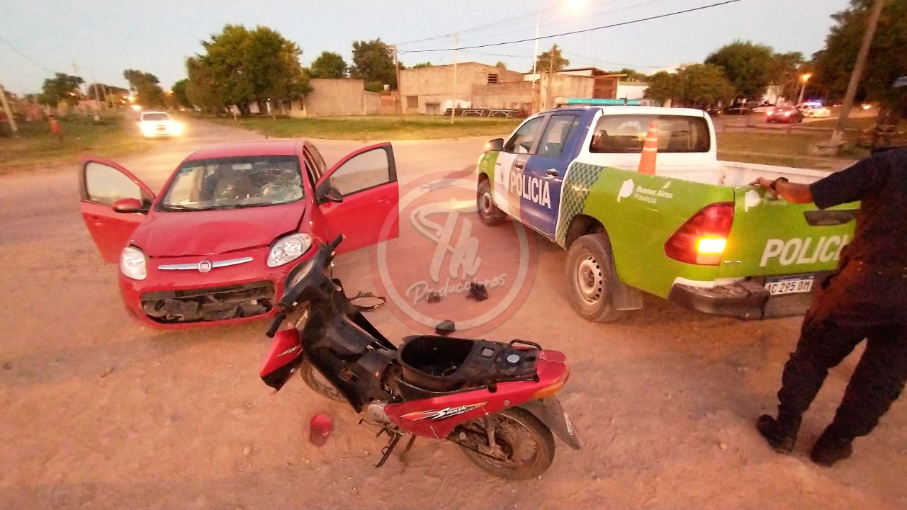 Policiales: Por el accidente de Roca y Libertad una mujer terminó con graves lesiones